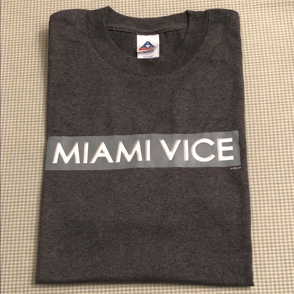 Miami Vice 2006 Movie Promo L Tee  Colin Farrell Jamie Foxx #1210